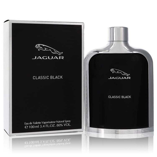 Jaguar Classic Black by Jaguar Eau De Toilette Spray 3.4 oz product image at NuMercy