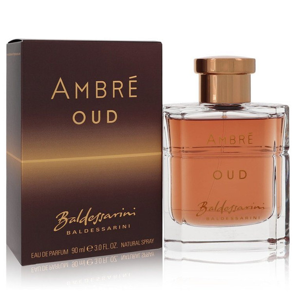Baldessarini Ambre Oud by Hugo Boss Eau De Parfum Spray 3 oz