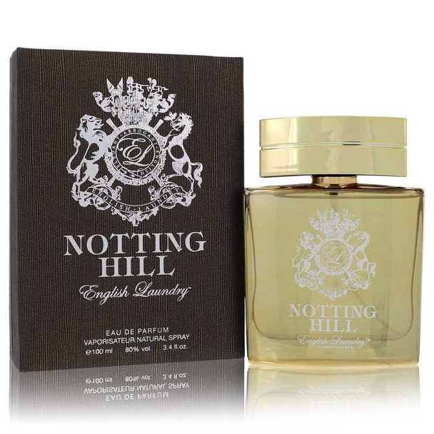 English Laundry Notting Hill Eau De Parfum Spray 3.4 oz perfume bottle and box.