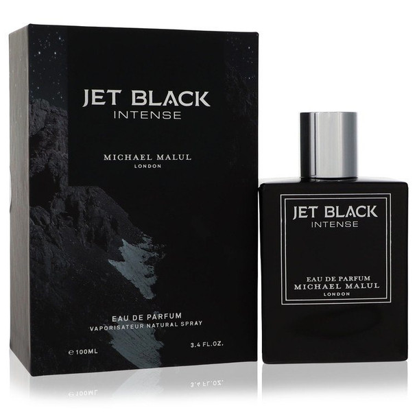 Jet Black Intense by Michael Malul Eau De Parfum Spray 3.4 oz