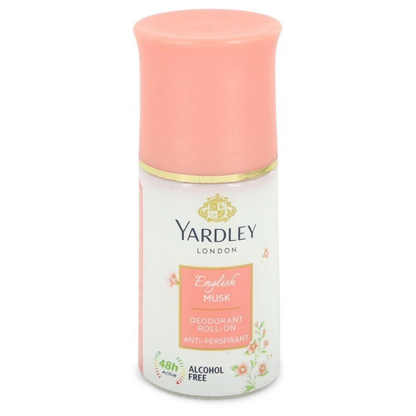 Yardley English Musk by Yardley London Deodorant Roll-On Alcohol Free 1.7 oz