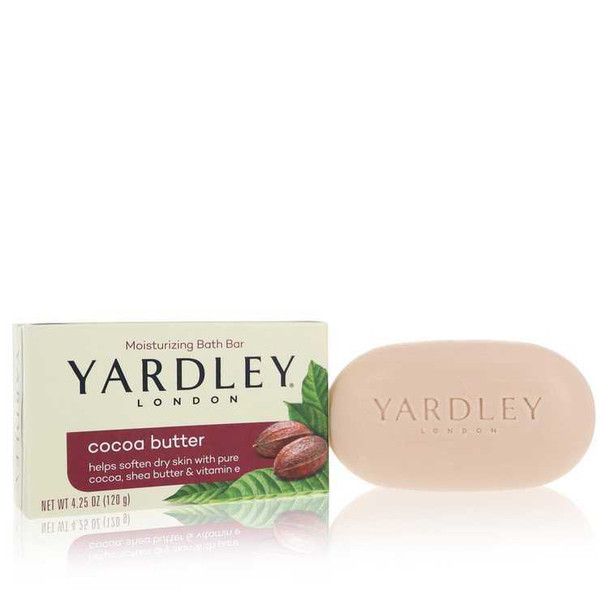 Yardley London Soaps by Yardley London Cocoa Butter Naturally Moisturizing Bath Bar 4.25 oz product image at NuMercy