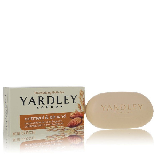 Yardley London Soaps by Yardley London Oatmeal and Almond Naturally Moisturizing Bath Bar 4.25 oz