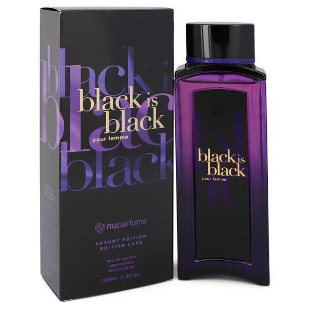 Black is Black by Nu Parfums Eau De Parfum Spray 3.3 oz product image at NuMercy