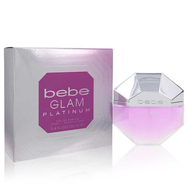 Bebe Glam Platinum by Bebe Eau De Parfum Spray 3.4 oz product image at NuMercy