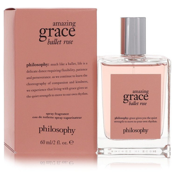 Amazing Grace Ballet Rose by Philosophy Eau De Toilette Spray 2 oz
