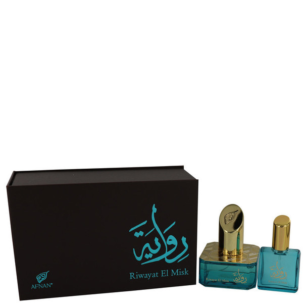 Riwayat El Misk by Afnan Eau De Parfum Spray + Free .67 oz Travel EDP Spray 1.7 oz