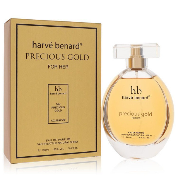 Precious Gold by Harve Benard Eau De Parfum Spray 3.4 oz