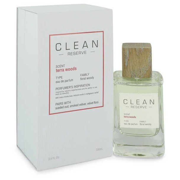 Clean Terra Woods Reserve Blend by Clean Eau De Parfum Spray 3.4 oz