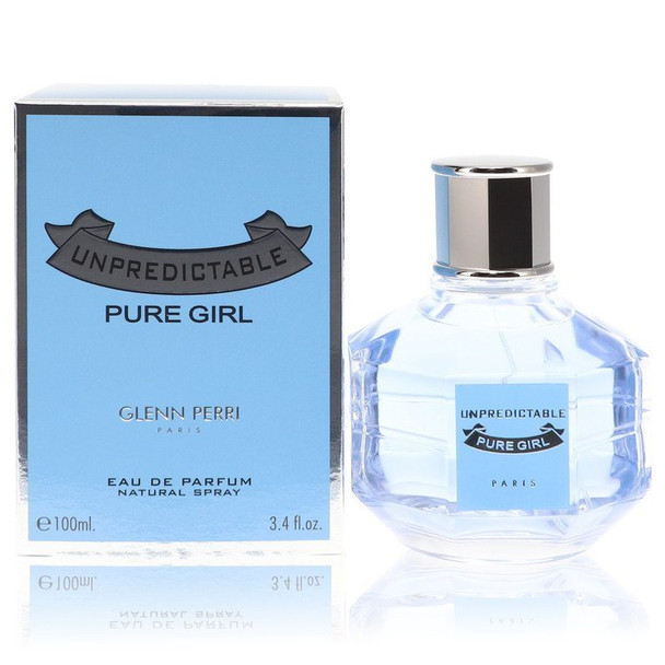 Unpredictable Pure Girl by Glenn Perri Eau De Parfum Spray 3.4 oz