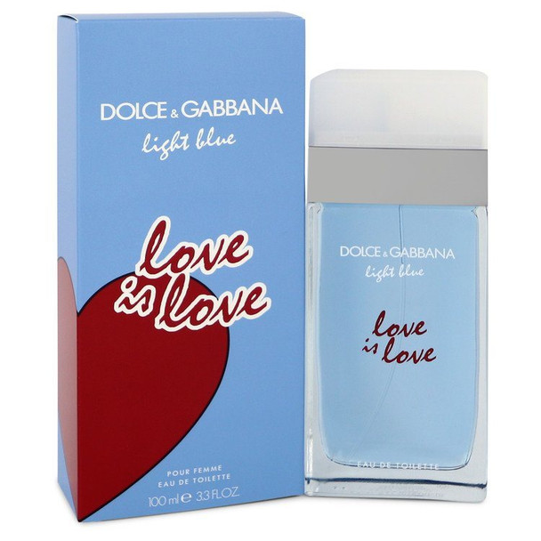 Light Blue Love Is Love by Dolce and Gabbana Eau De Toilette Spray 3.3 oz
