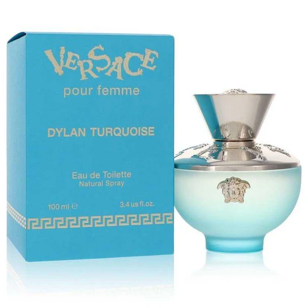 Versace Pour Femme Dylan Turquoise by Versace Eau De Toilette Spray 3.4 oz product image at NuMercy