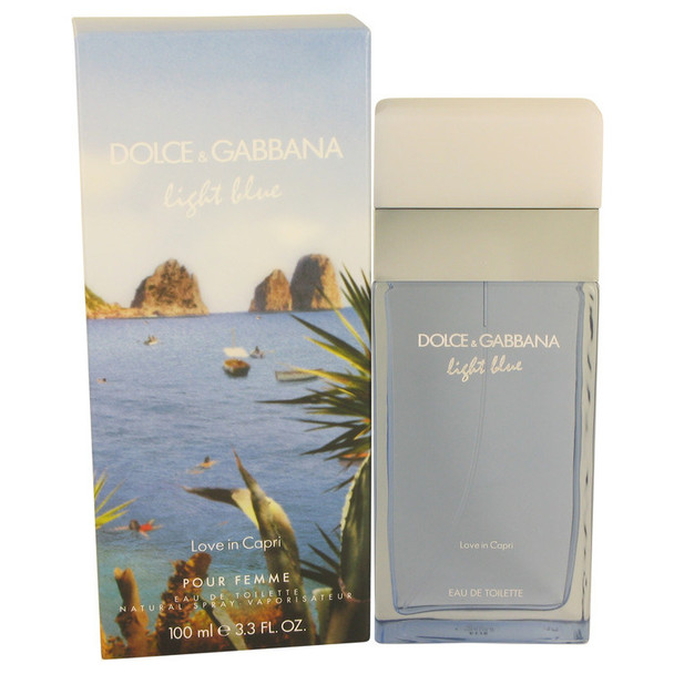 Light Blue Love in Capri by Dolce and Gabbana Eau De Toilette Spray 3.4 oz