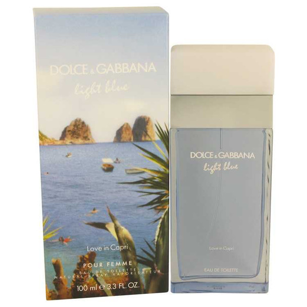 Light Blue Love in Capri by Dolce and Gabbana Eau De Toilette Spray 3.4 oz product image at NuMercy
