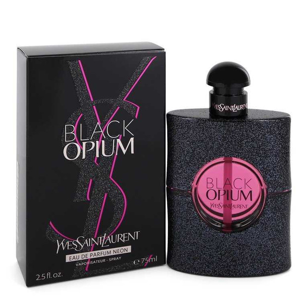 Black Opium by Yves Saint Laurent Eau De Parfum Neon Spray 2.5 oz product image at NuMercy