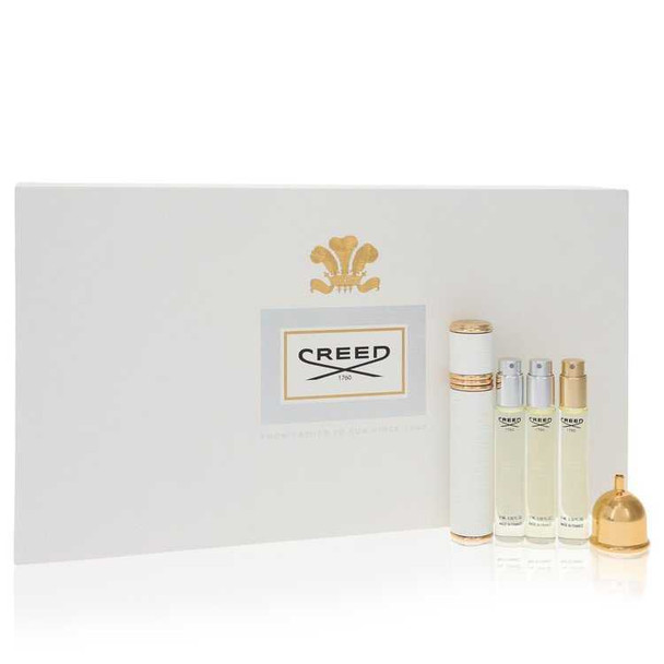 Acqua Fiorentina by Creed Gift Set -- Women's Travel Atomizer Coffret includes Acqua Fiorentina, Aventus for Her, Love in White, all in .33 oz Mini EDP Sprays