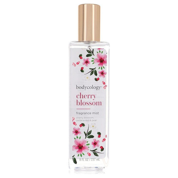 Bodycology Cherry Blossom Cedarwood and Pear by Bodycology Fragrance Mist Spray 8 oz