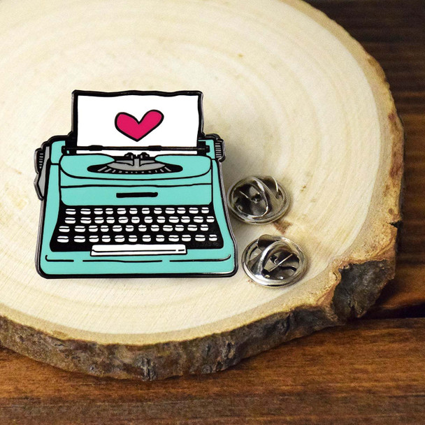 Lifebeats You're My Type Enamel Typewriter Pin