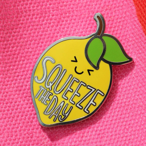 Lifebeats Time To Squeeze The Day Lemon Pin