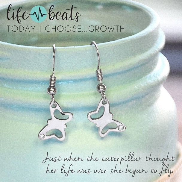 Lifebeats Begin to Fly Butterfly Earrings Lifebeats Begin to Fly Butterfly Earrings