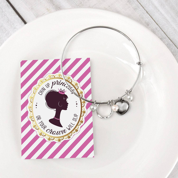 Lifebeats Chin Up Princess Bangle Bracelet