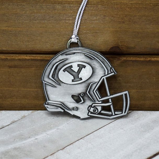 BYU Cougars Metal Helmet Ornament