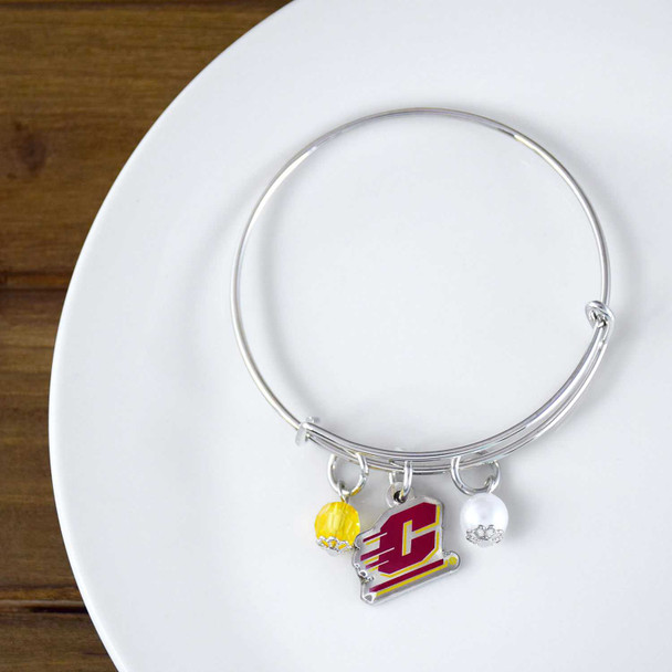 Central Michigan Chippewas Bangle Bracelet