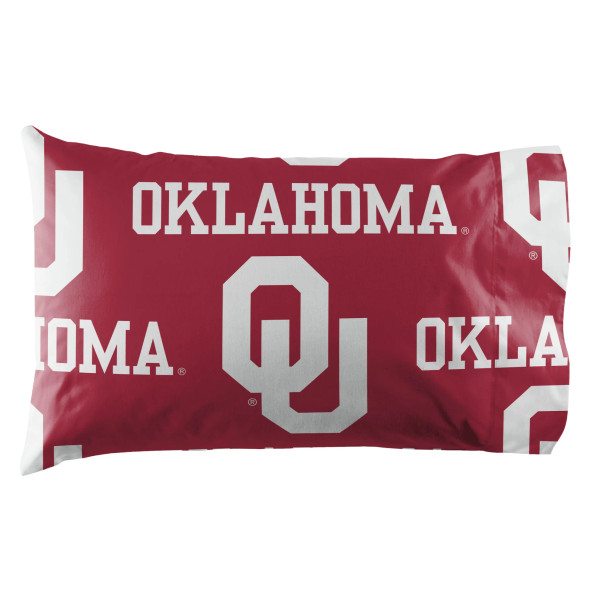 Oklahoma Sooners Rotary Queen Bed in a Bag Set