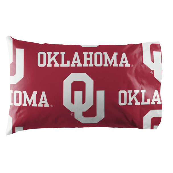 Oklahoma Sooners Rotary Queen Bed in a Bag Set
