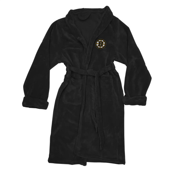 Boston Bruins NHL Men's L/XL Silk Touch Lounge Bath Robe