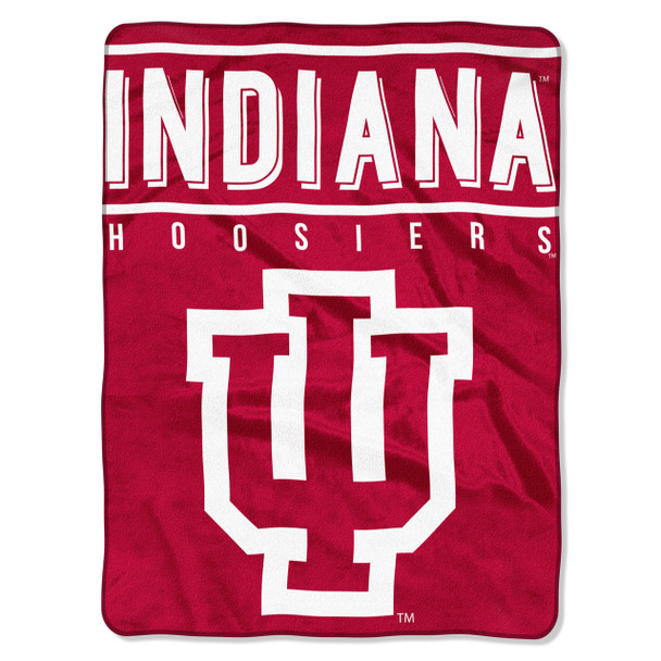 Indiana Hoosiers Basic Raschel Throw Blanket