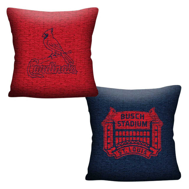 Saint Louis Cardinals MLB Invert Woven Pillow