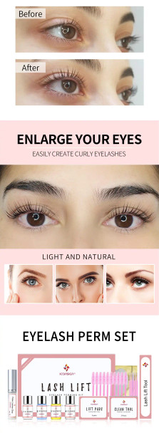 ICONSIGN Upgrade Version Lash Lift Kit eyelash perm tools set for curly eyes makeup.