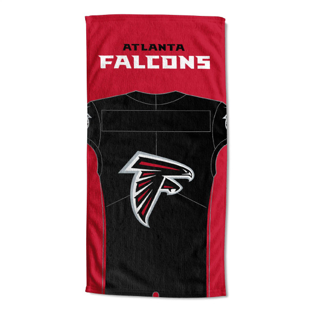 Atlanta Falcons NFL Jersey Personalized Beach Towel