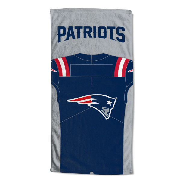 New England Patriots NFL Jersey Personalized Beach Towel