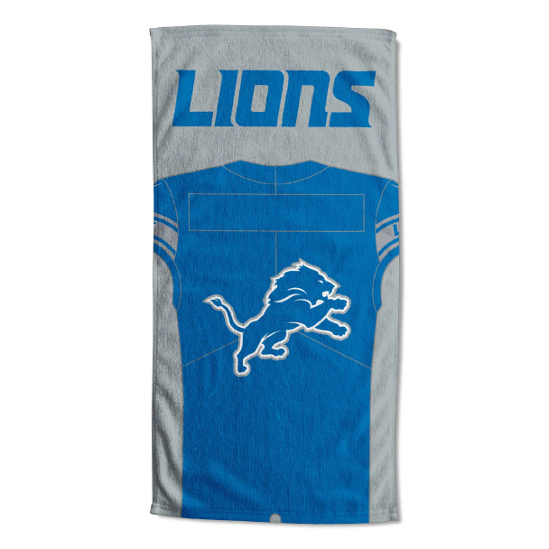 Detroit Lions NFL Jersey Personalized Beach Towel