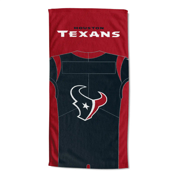 Houston Texans NFL Jersey Personalized Beach Towel
