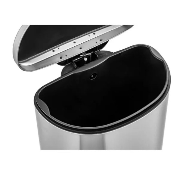 50L/13Gal Heavy Duty Hands-Free Stainless-Steel Commercial/Kitchen Step Trash Can