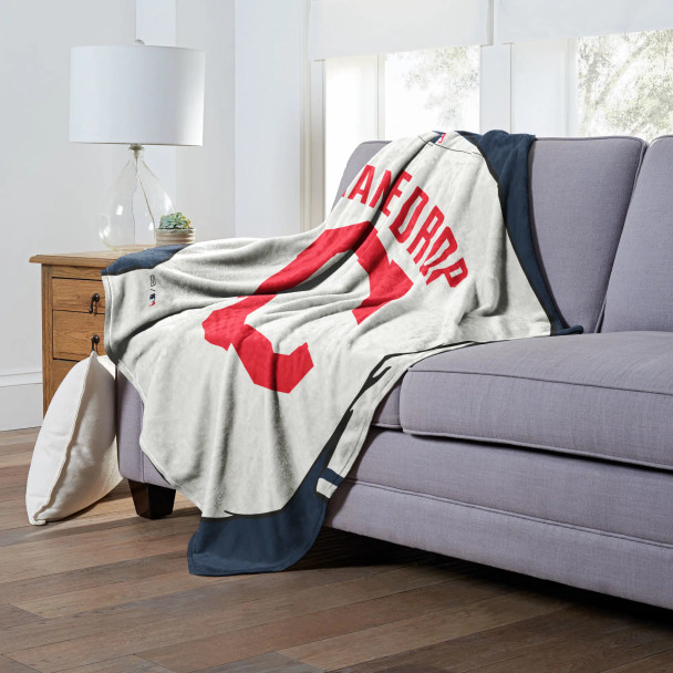 Cleveland Guardians MLB Jersey Personalized Silk Touch Throw Blanket