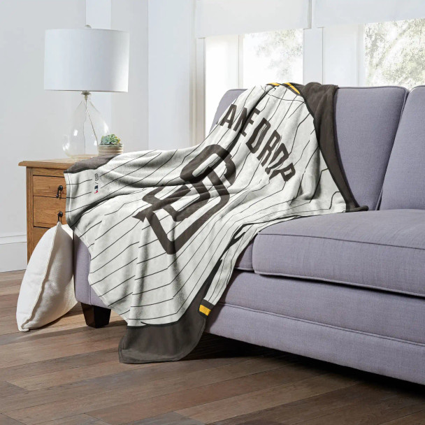 San Diego Padres MLB Jersey Personalized Silk Touch Throw Blanket San Diego Padres MLB Jersey Personalized Silk Touch Throw Blanket
