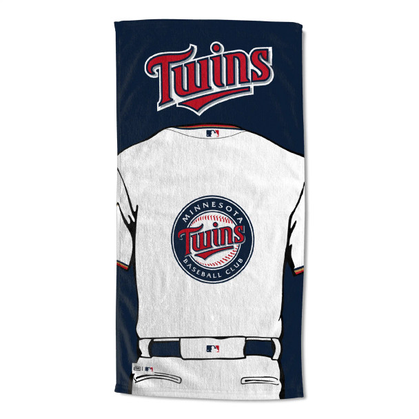 Minnesota Twins MLB Jersey Personalized Beach Towel