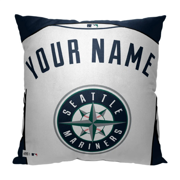 Seattle Mariners MLB Jersey Personalized Pillow
