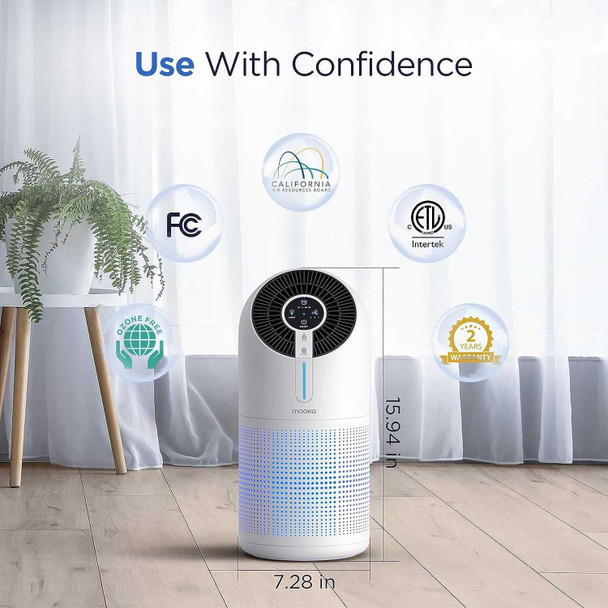 MOOKA M02 H13 True HEPA Air Purifier