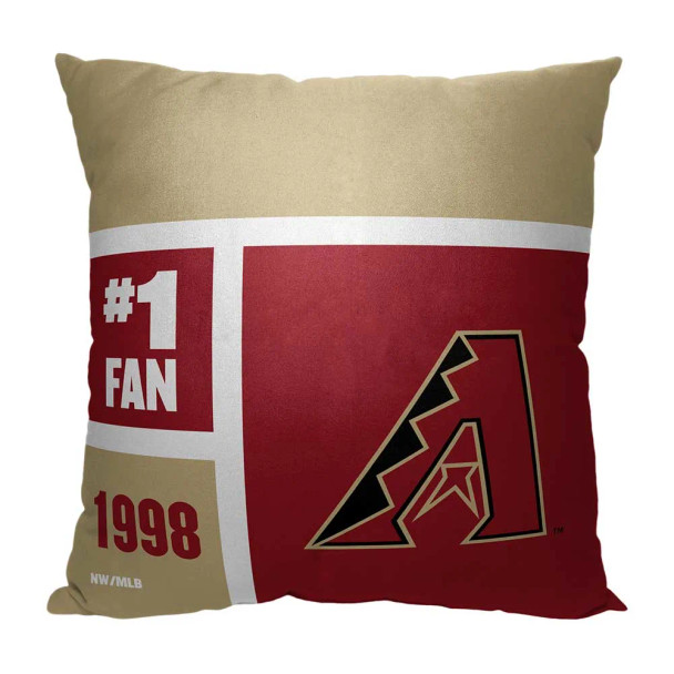 Arizona Diamondbacks MLB Colorblock Personalized Pillow