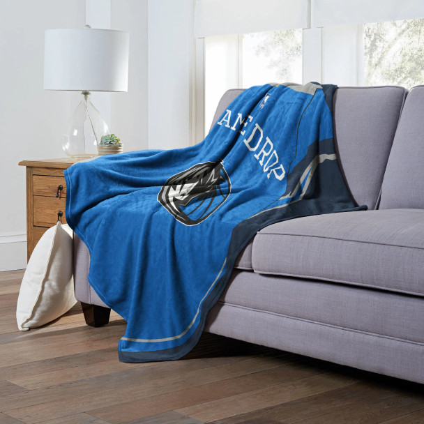 Dallas Mavericks NBA Jersey Personalized Silk Touch Throw Blanket