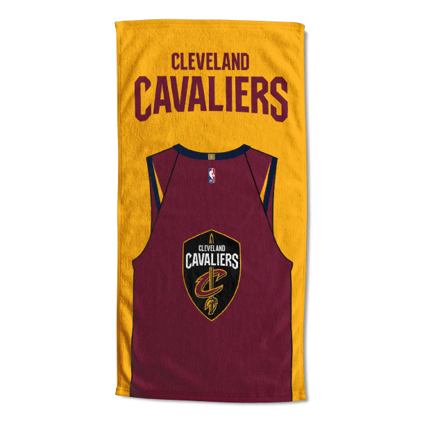 Cleveland Cavaliers NBA Jersey Personalized Beach Towel