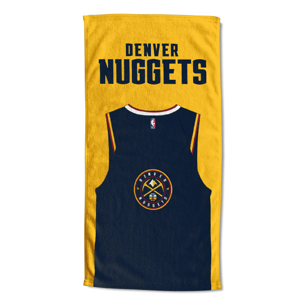 Denver Nuggets NBA Jersey Personalized Beach Towel