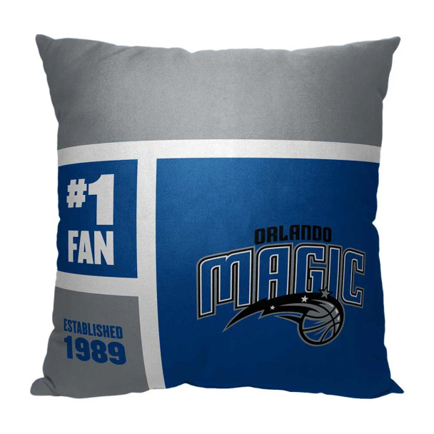 Orlando Magic NBA Colorblock Personalized Pillow