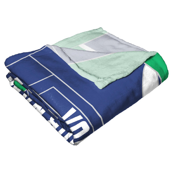 Vancouver Canucks NHL Jersey Personalized Silk Touch Throw Blanket
