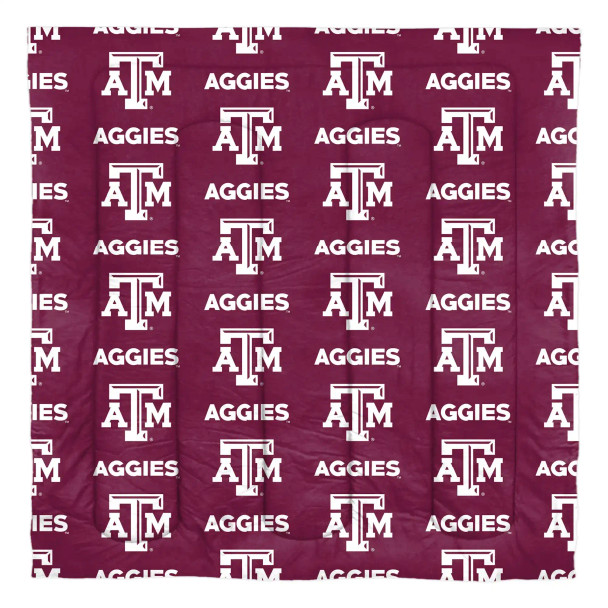 Texas A&M Aggies Rotary Queen Bed in a Bag Set